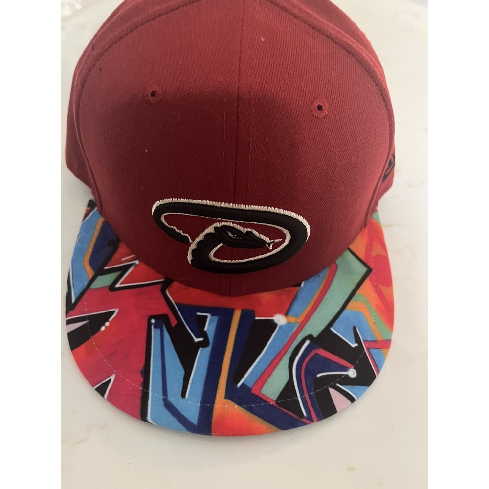 Arizona Diamondbacks 5950 59fifty Graffiti Fitted MLB Fashion Cap Hat 7 3/8